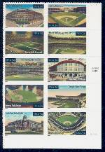 Baseball's Legendary Playing Fields Block of 10 Stamps United States, 2001